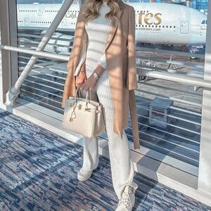 ✨✨H&M FLARED RIB-KNIT PANTS ✨✨